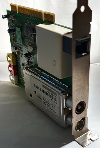 MedionTV Tuner Philips 7134 V.92 Data Fax Modem PCI 20009683 CTX918 V2 DVB-T/TV - Bild 2 von 2