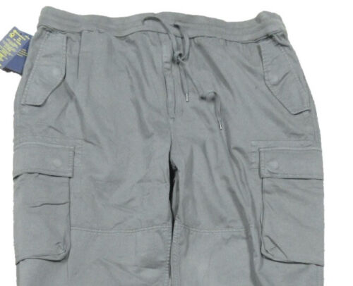 Neu ohne Etikett Polo Ralph Lauren Big & Tall grau solide Utility Surplus Chino Cargo Jogginghose - Bild 5 von 10