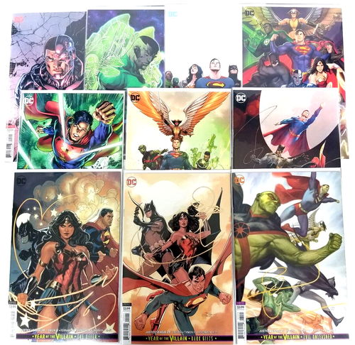 Justice League Comic Book Lot of 10 Variants DC Comics 2018, Batman Superman, NM