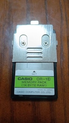 CASIO PB-100 and similar models expansion memory pack OR-1, tested and wor