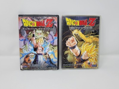 Dragon Ball Z: Fusion Reborn & Wrath Of The Dragon DBZ DVD Lot Tested Free Ship