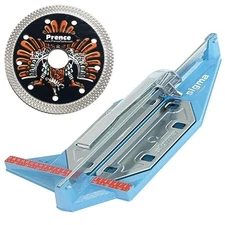 SIGMA 7F 14” Pull Tile Cutter + 4.5" Diamond Mesh Blade SHIPS FROM USA