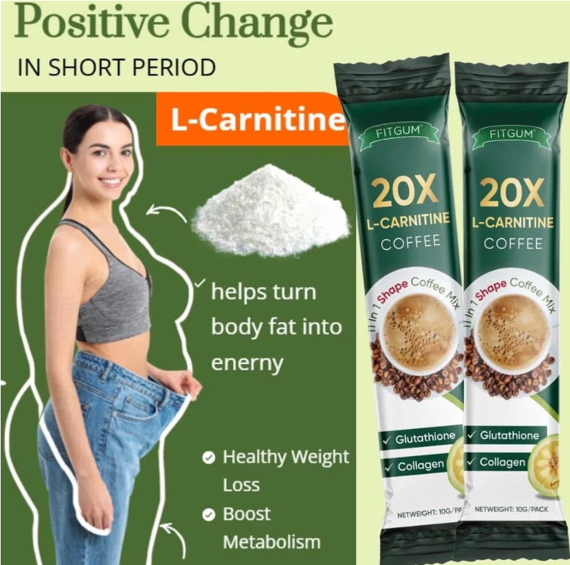 FITGUM 20X Collagen Chia Coffee - 10 Sachets / 11 in 1 Ingredient