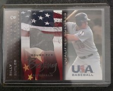 2007 USA Baseball Bound for Beijing Materials - Billy Butler #GU-16