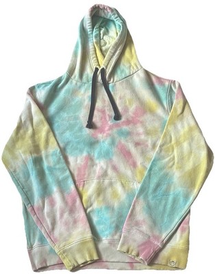 Free Planet Ice Dye Tie Dye Hoodie Adult Medium Pullover Sweatshirt