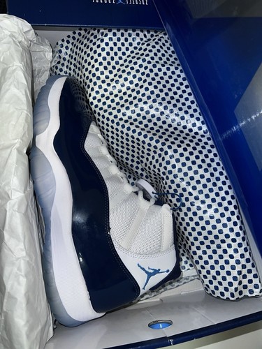 ✅ Nike Air Jordan XI Retro 11 Win Like 82 Größe 9,5 | UNC Space Jam DMP Gown Bred - Bild 9 von 15