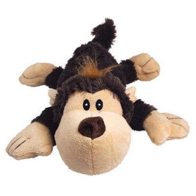 KONG Cozie Funky Monkey Squeaky Plush Dog Toy Medium Dogs