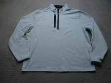 RLX Ralph Lauren Quarter Zip Pullover Mens 2XL Blue Golf Performance Shirt