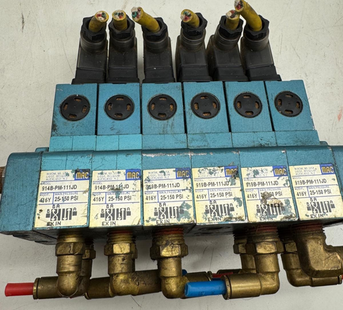 *Bank of 6* Mac Valves 914B-PM-111JD Valve - Picture 5 of 5