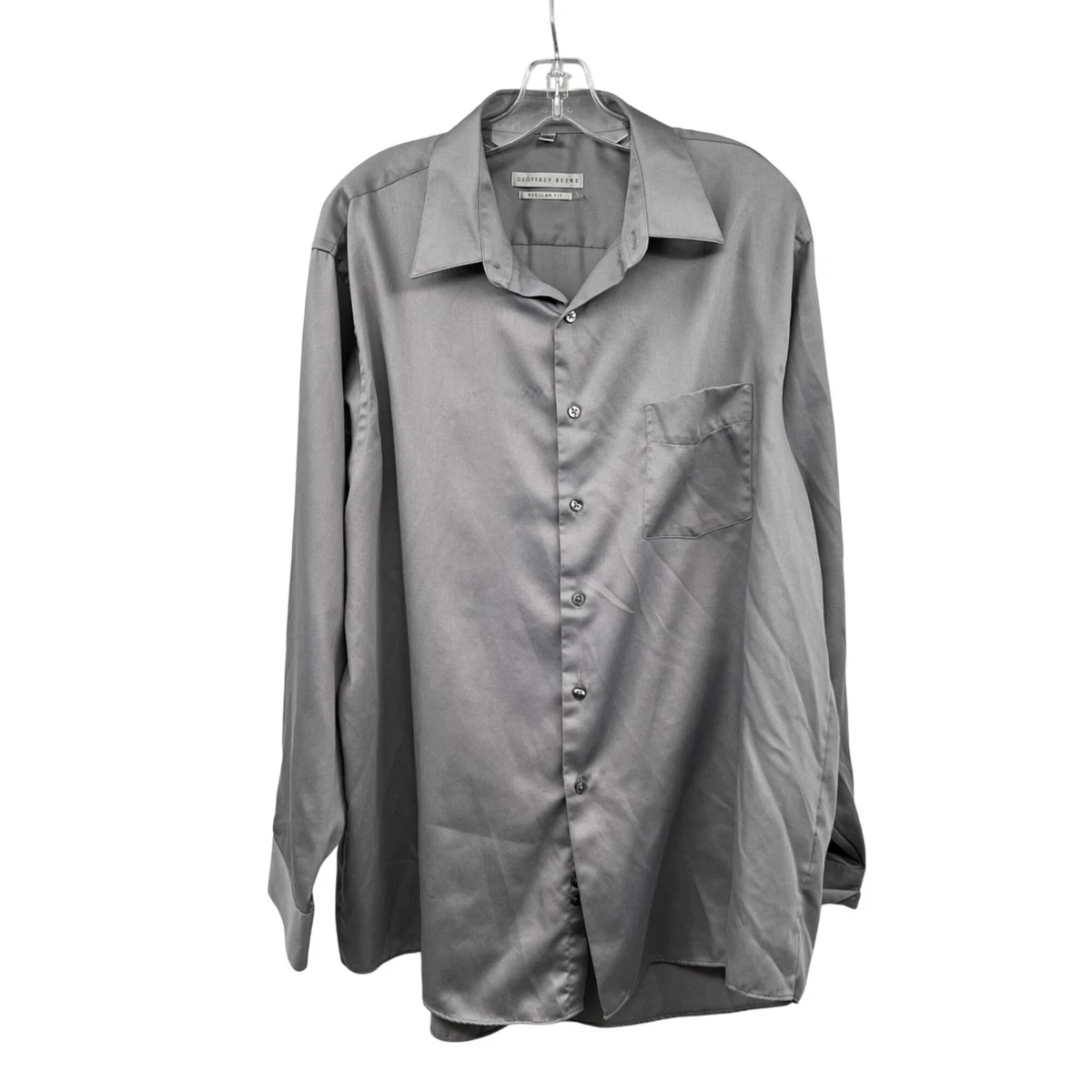 silver dress shirts for guys Mens Satin Shirt Tie Set de 3012 Tops for men Trendy Long Sleeve T Shirts Men's Silver Silk Satin formal