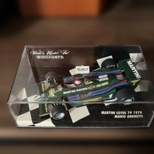 MINICHAMPS MARTINI LOTUS 79 1/43 Scale Model Car MARIO ANDRETTI Authentic