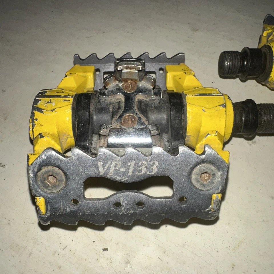 VP-133 Pedales Freeride Descenso Enduro SPD Bicicleta de Montaña Amarilla DH VP 133 MTB Foto 3 de 4