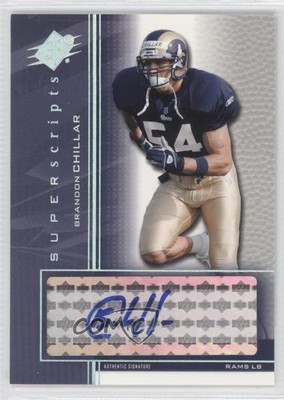 2004 SPx Super Scripts Brandon Chillar #SS-BC Auto 0v1