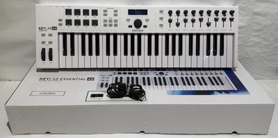 Arturia KeyLab Essential 49 MIDI Keyboard Controller (White)