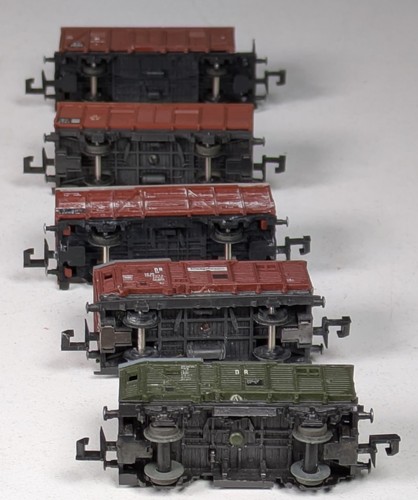 Minitrix N, 15x Güterwagen, Gepäckwagen, Konvolut, FEHLTEILE, ERSATZTEIL NO BOX. - Picture 8 of 8