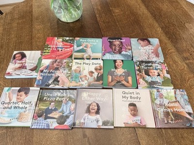 Lovevery Board Books, LOT OF 14,  NO DUPLICATES, LIKE NEW TO GOOD, MONTESSORI