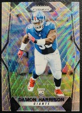 2017 Panini Prizm #120 Damon Harrison Prizm Blue Wave Rookie #/149 Giants