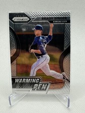2020 Panini Prizm #WIP-13 Brady Singer Warming in the Pen Silver Prizm