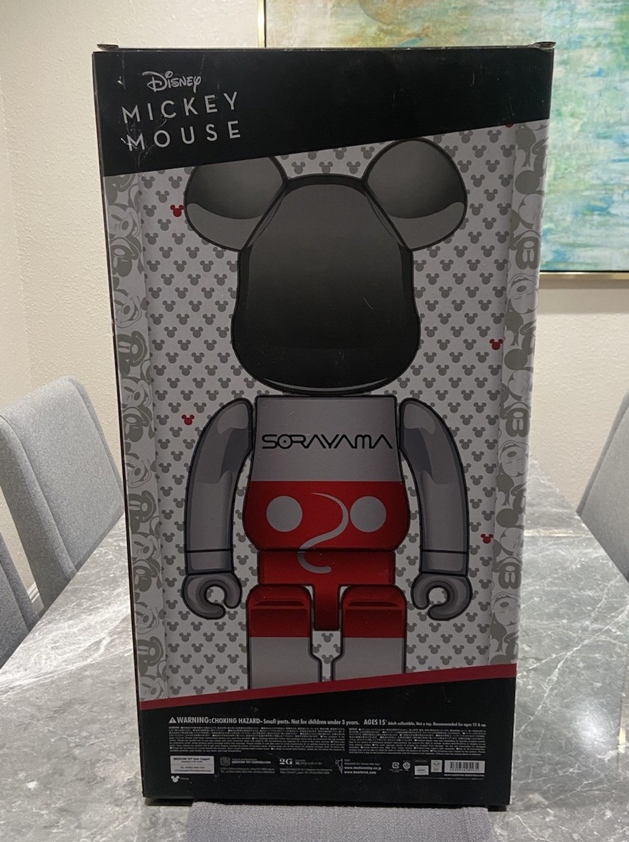 🌟Future Mickey 1000% Bearbrick 2nd Ver 2020 Dcon Medicom Be