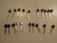 10   BC337-25  Amplifier  NPN Transistor  replace 2n2222,    10 MPSA92 PNP  TO92