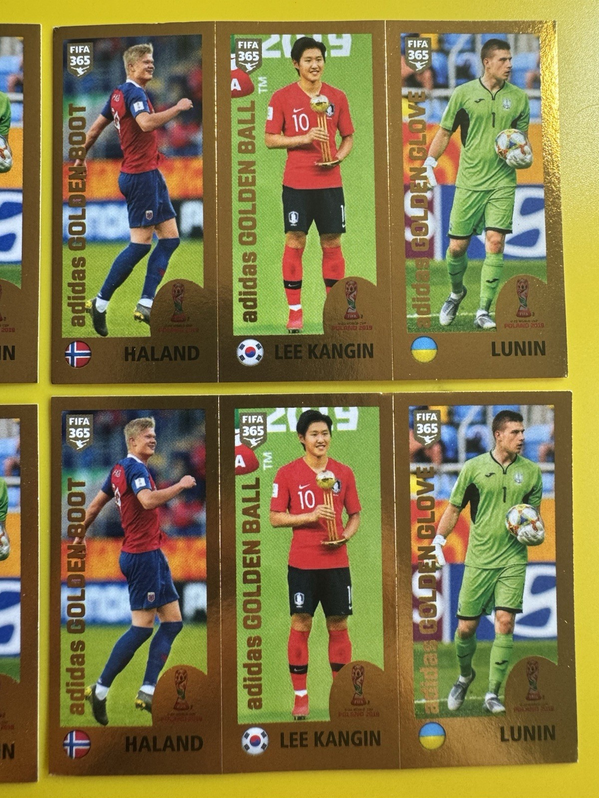 2019-20 FIFA 365 #421 Erling Haaland Rookie Sticker RC Goldenboot Norway view 3