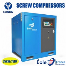 ROTARY SCREW AIR COMPRESSOR 55KW 75HP Variable Speed Drive Frequency Inverter