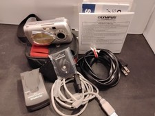 Olympus Stylus 400 4MP Digital Camera 3x Optical Zoom w/ Charger  New Battery