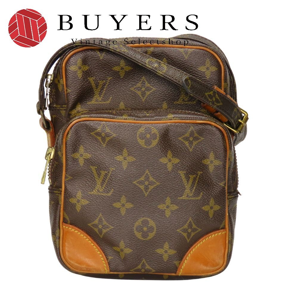 Preowned Louis Vuitton M45236 Nude Leather Crossbody Shoulder Bag Brown Casual
