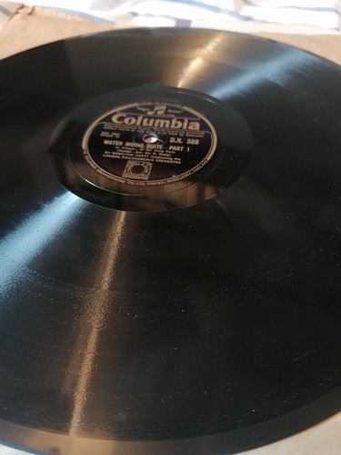 SIR HAMILTON HARTY 2x 12" 78RPM COLUMBIA DX538/9 HANDEL'S WATER MUSIC SUITE 1946 - Picture 7 of 8