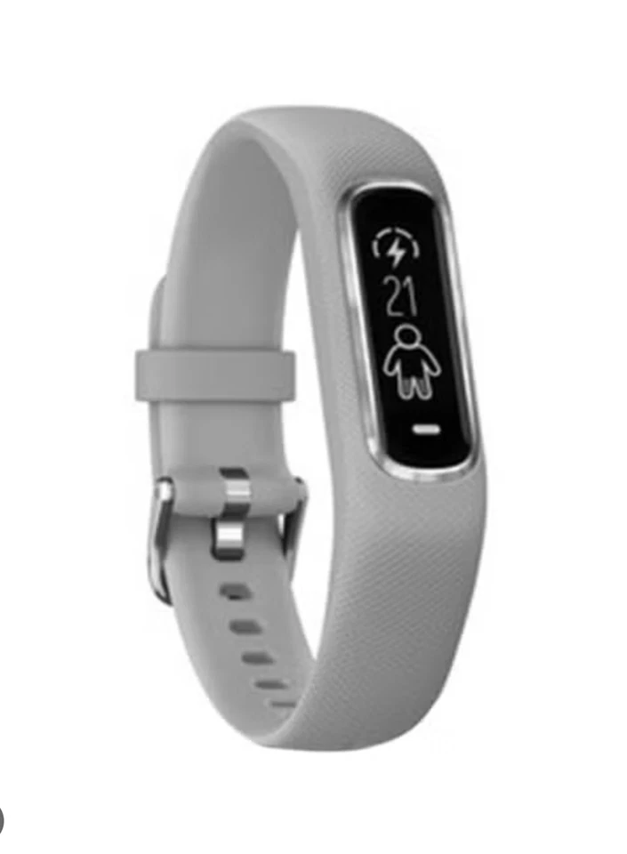 Monitor de actividad inteligente de salud y estado físico Garmin Vivosmart 4 - gris Foto 3 de 4