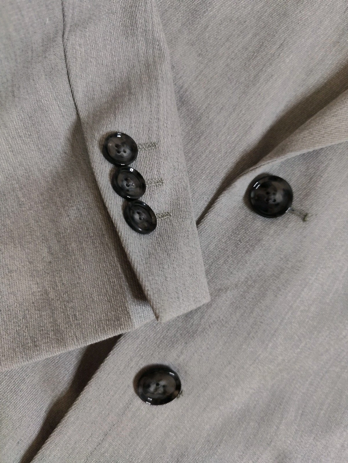 Hugo Boss Mens Light Gray 100% Wool Overcoat Topcoat Size 40R thumbnail 6