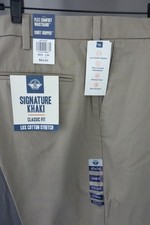 Dockers Men's Comfort Khaki Flex Comfort Pants Relaxed Flat Front 42 x 34