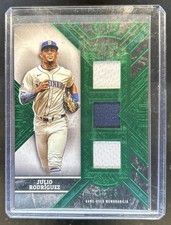2025 Topps Tier One Julio Rodriguez Triple Jersey Green #/25 Mariners