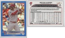 2022 Topps Chrome Logofractor Edition Blue Refractor /150 Bryce Harper #18