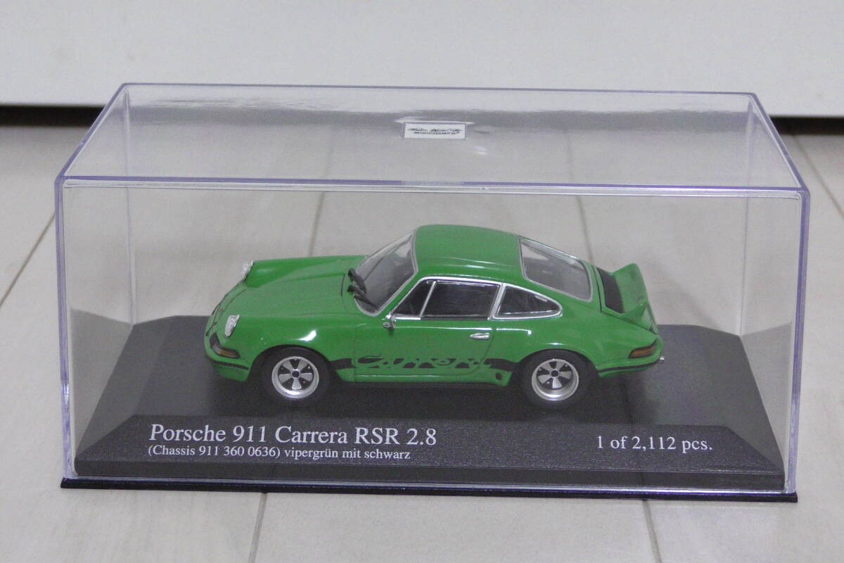 ミニカー 1/43 Porsche 911 Carrera RSR (1973) Minichamps 1/43 Porsche 911 Carrera Rsr 2.8 1973 Martini