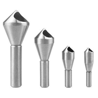 ATOPLEE Countersink Chamfer Tool,4pcs 90 Degree High Speed Steel Countersink ...