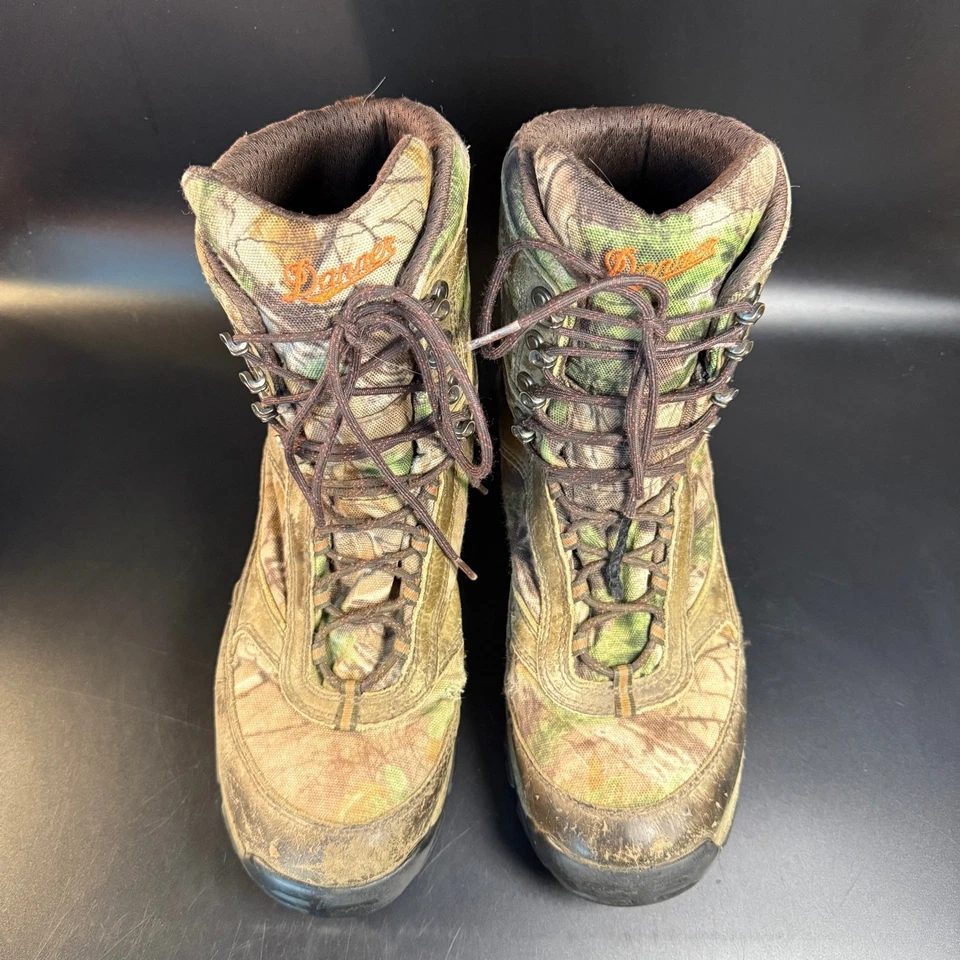 Danner High Ground 8" Realtree Extra Green Hunting Boots Mens Size 9.5 D - Image 3 of 4