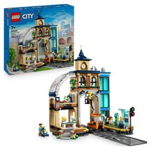 LEGO City Centraal Station Speelgoed voor Kinderen met Onderhoudswagon, Werkende