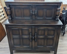 ERCOL OLD COLONIAL COURT CUPBOARD WELSH DRESSER SIDEBOARD - CS T31