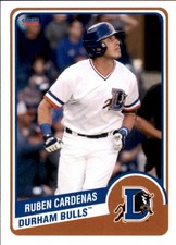 2022 Durham Bulls Choice #6 Ruben Cardenas Los Angeles California Baseball Card