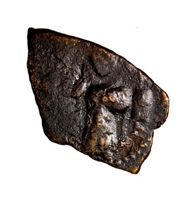 Arab-Byzantine, Rashidun/Umayyad, AE fals (Bronze, 4,12g, 23mm) c. 650s-660s