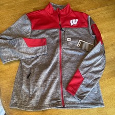 Colosseum Men s Med Wisconsin Badgers Full Zip NWT