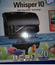 Tetra Whisper IQ Power Filter 175 GPH with Stay Clean Technology 30 Gallons NEW