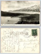 Alaska Haines & Fort Wm H Seward Pyramid Harbor Davidson Glacier Postcard ZD118