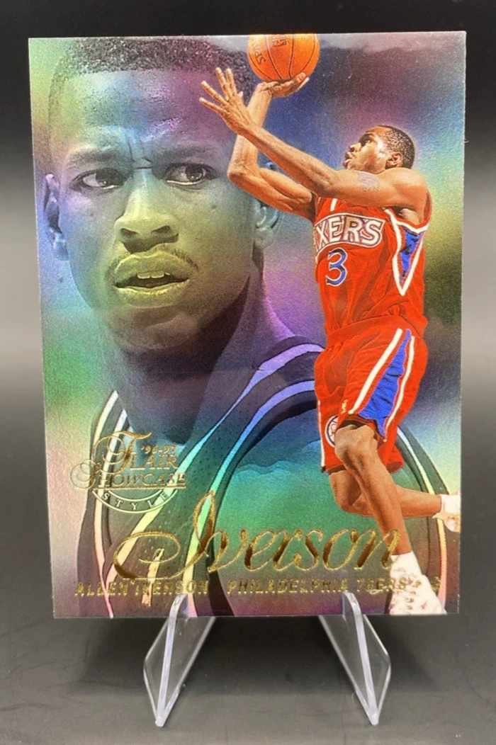Topps Allen Iverson Basketball Serial Numbered Sports Trading