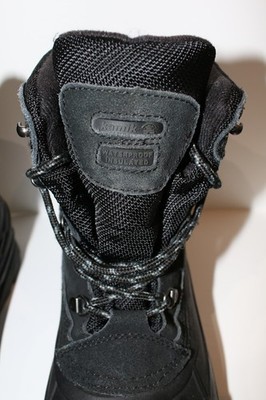 Kamik Fargo waterproof insulated black leather winter boot, mens US 11