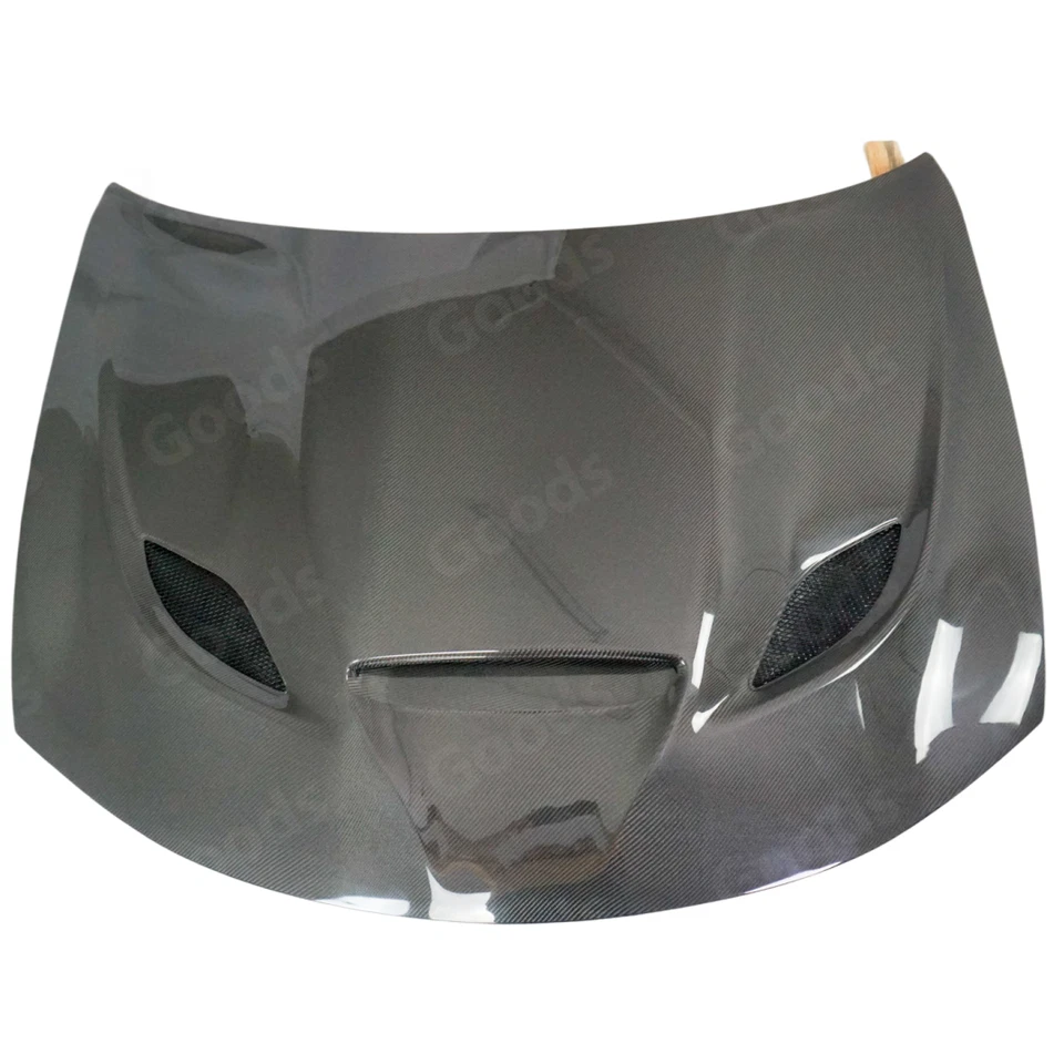 Se adapta a Dodge Charger SRT 2015-23 estilo fibra de carbono real capó delantero ventilado del motor Foto 2 de 4