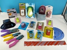 Large Bundle of Paper Punches - Most Never Used
