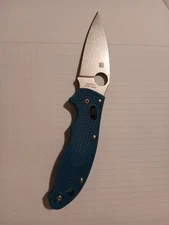 Spyderco Manix 2 Lightweight Pocket Knife  Blue