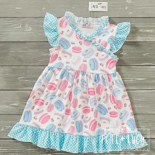 PETE + LUCY Macaroon Party Dress Cookie Dessert Size 2T NEW - 第 1/7 張圖片